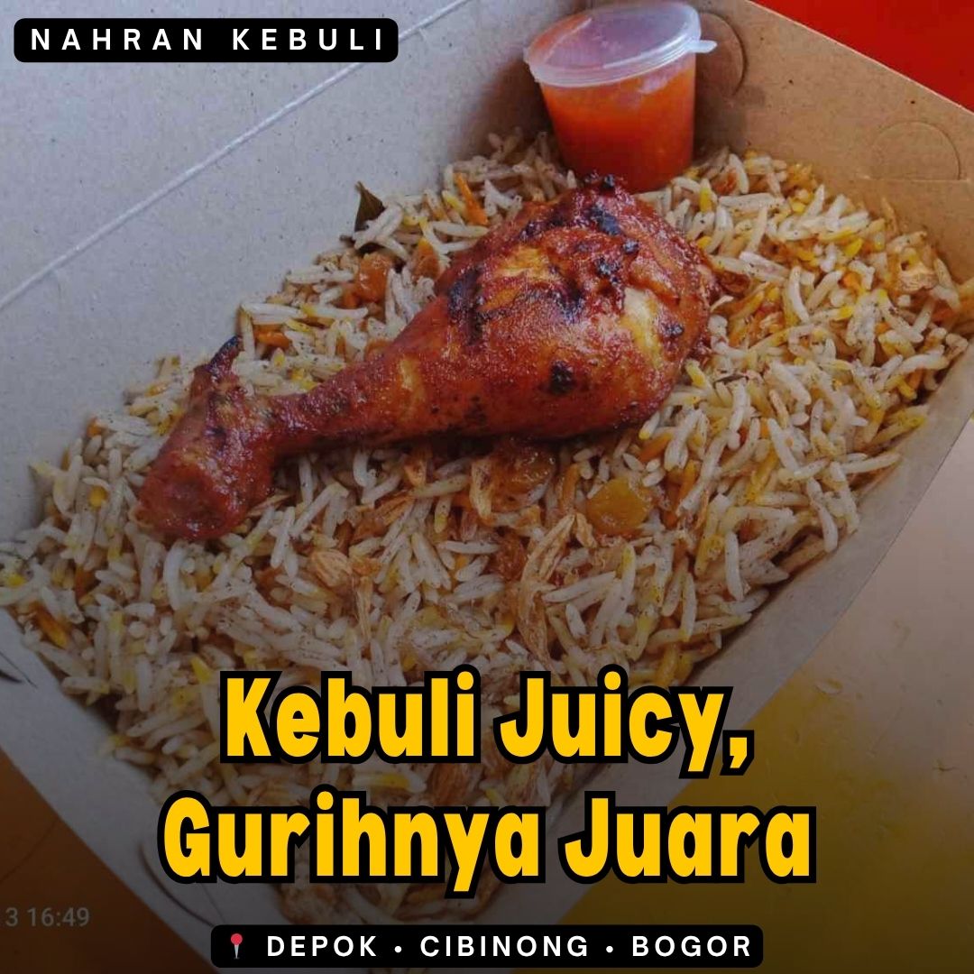 Nasi Mandhi ayam di Pabuaran Bojonggede yang gurih dan bikin nagih dari suapan pertama